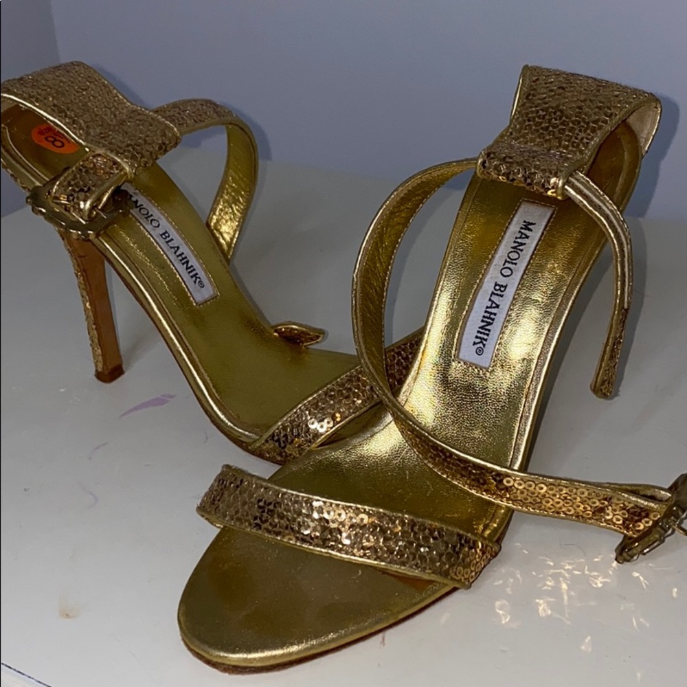 Gold heels